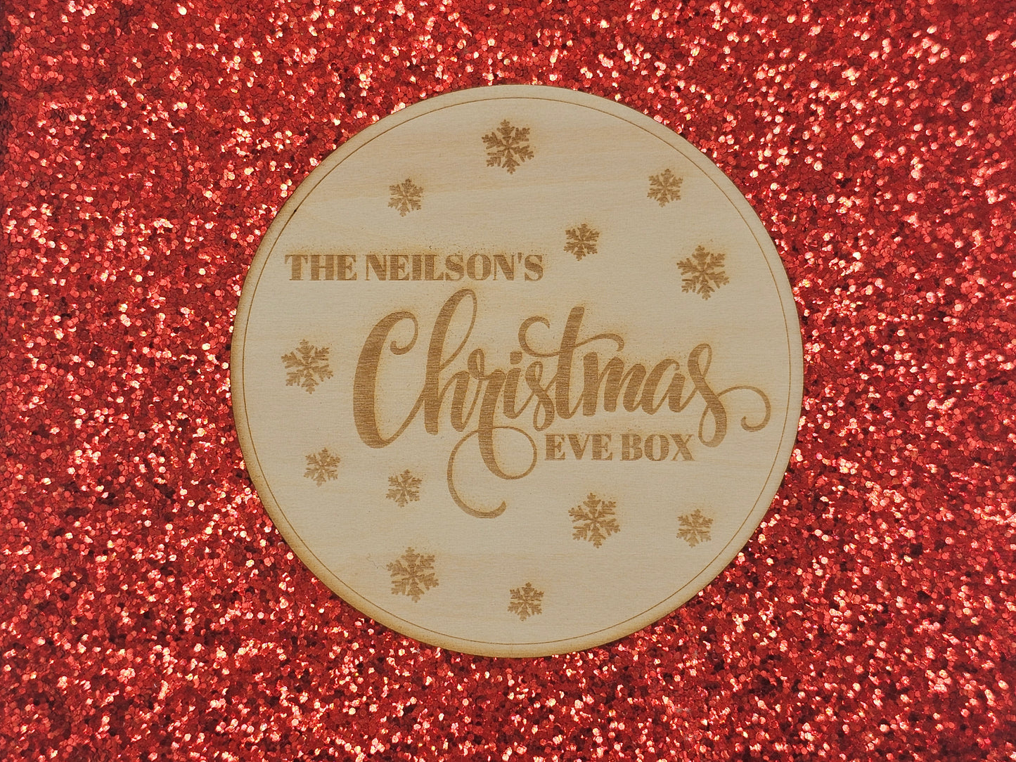 Christmas Eve Box Plaque