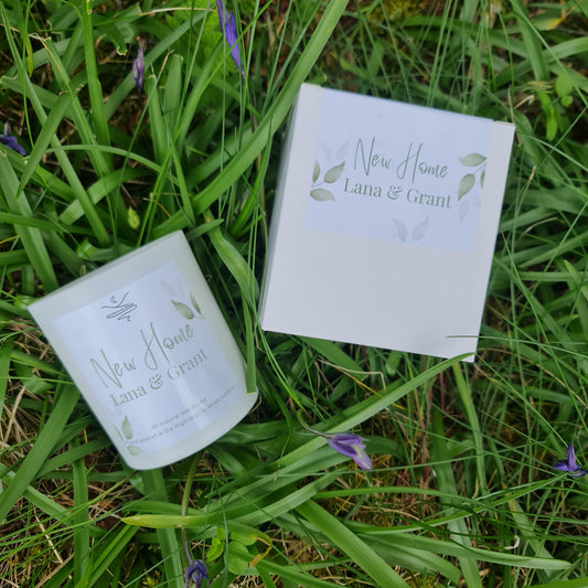 Personalised New Home Candle