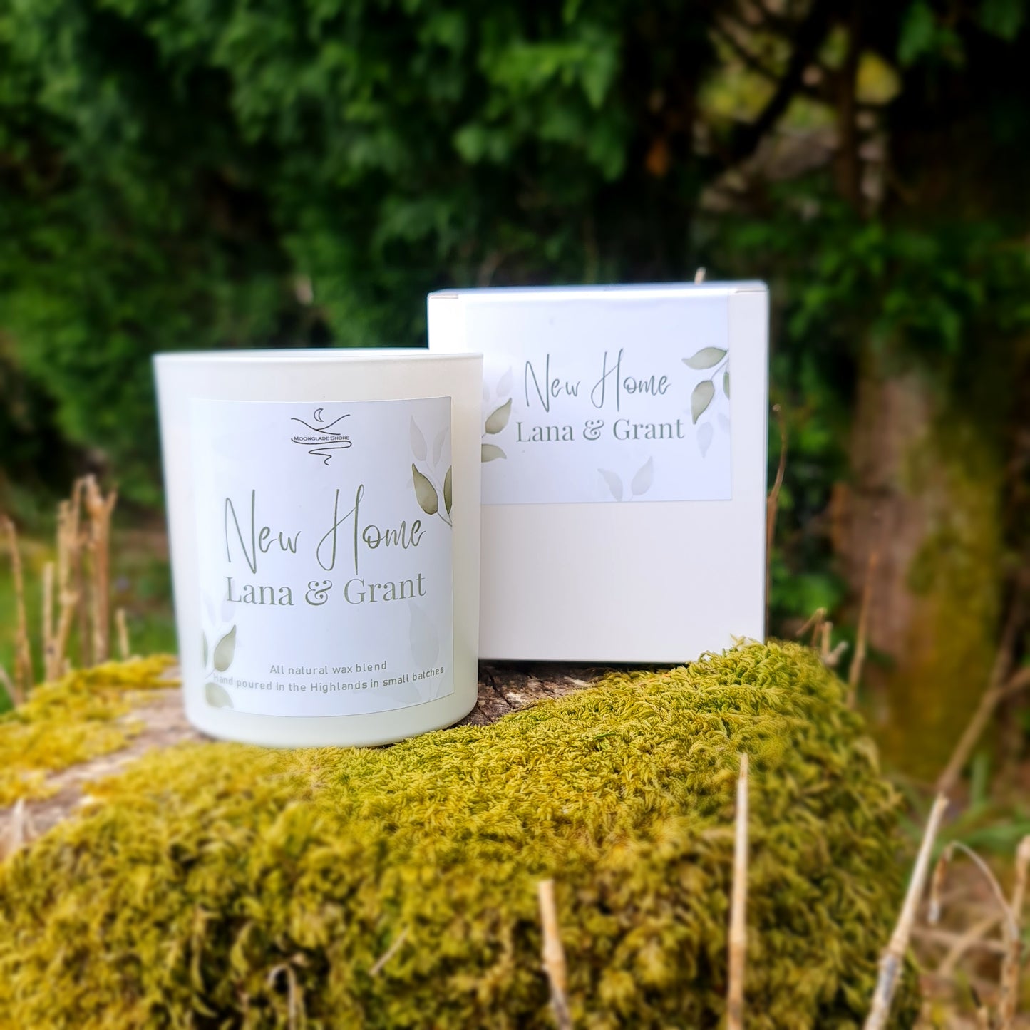 Personalised New Home Candle