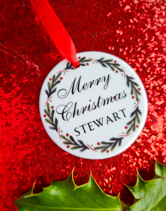 Place Name Ornament