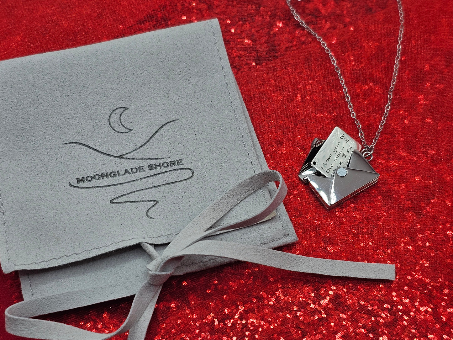 Envelope Necklace with Message