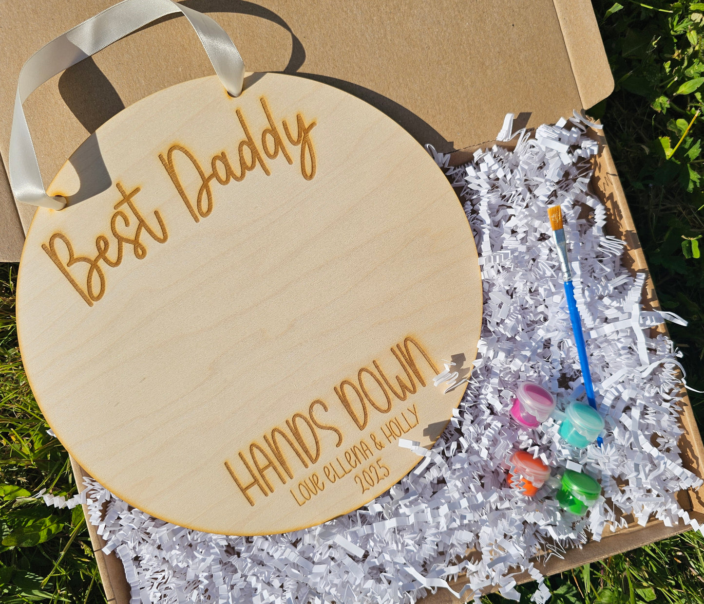Personalised Wooden Handprint Kit