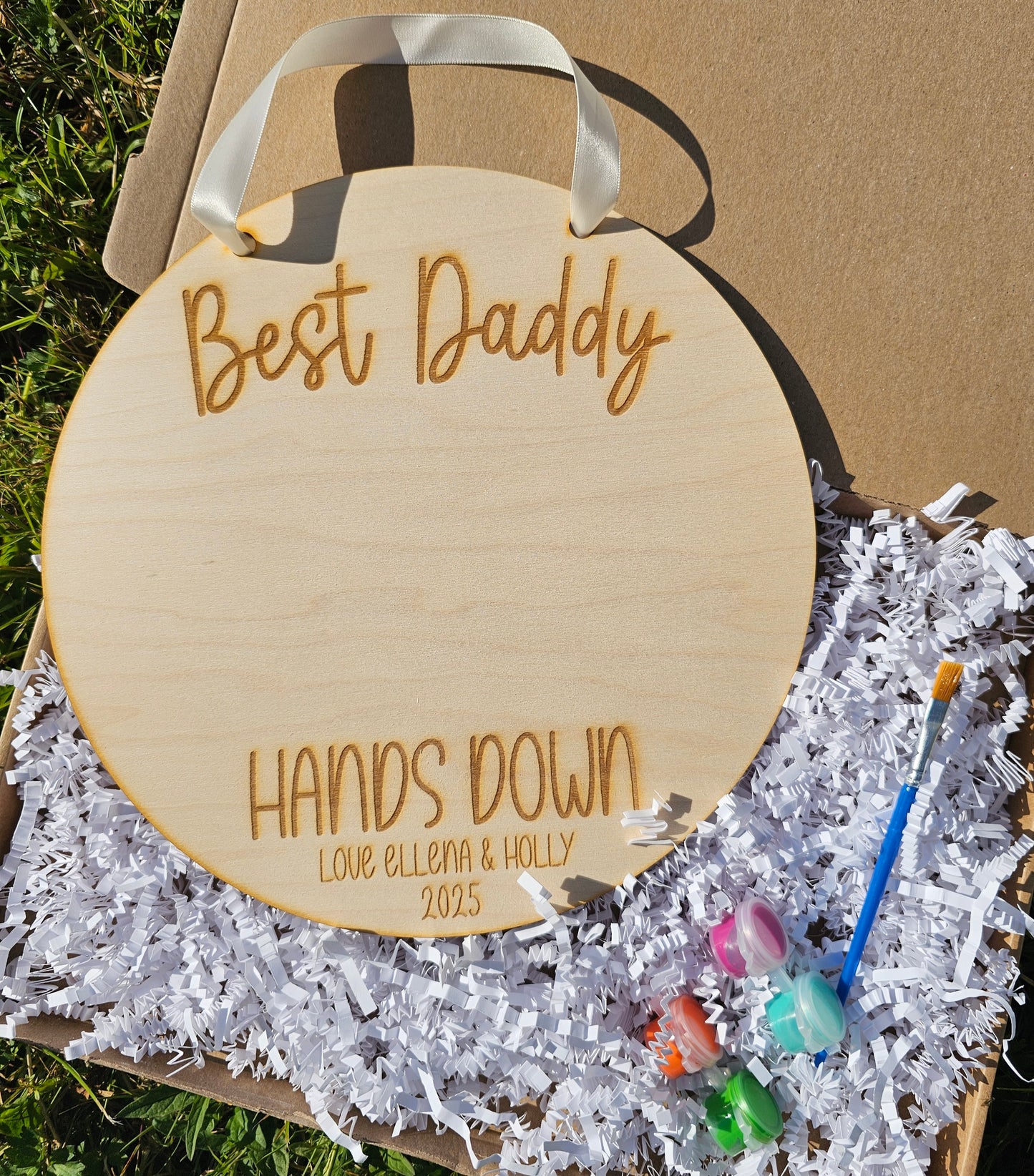 Personalised Wooden Handprint Kit