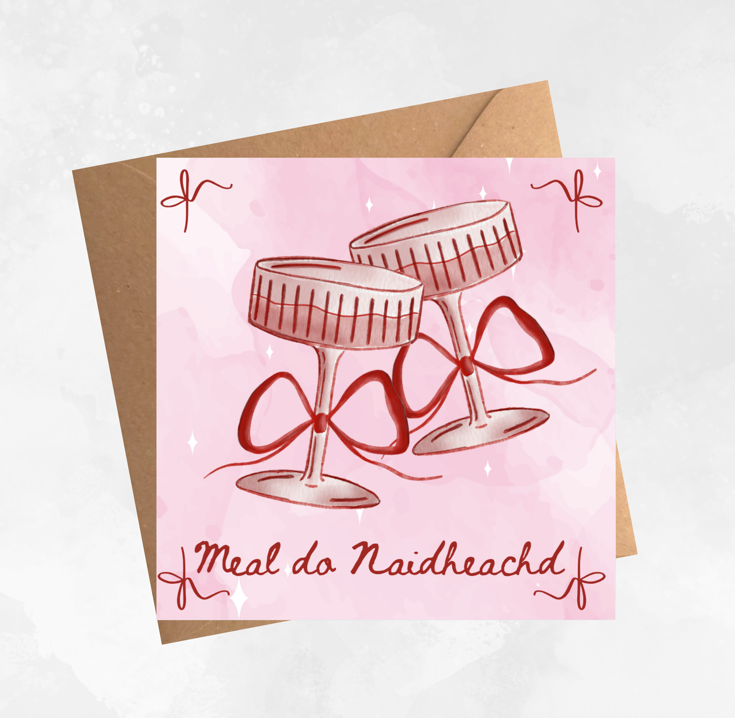 Gaelic Congratulations Card - Meal do Naidheachd