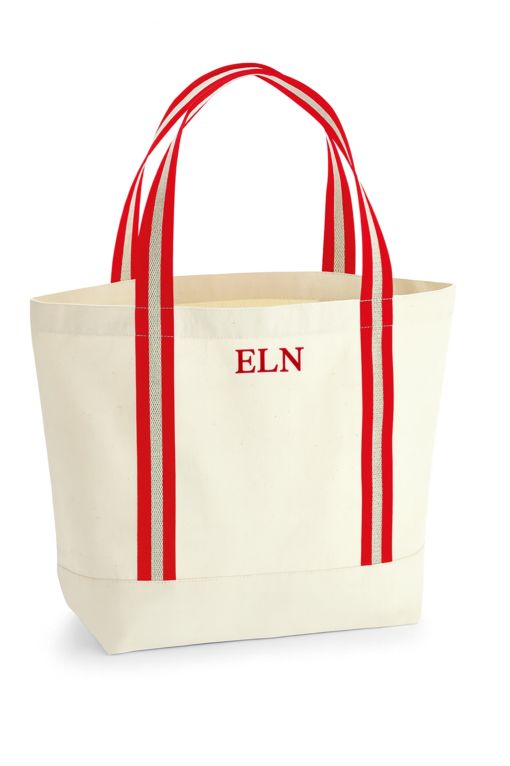 Monogram Canvas Tote Bag
