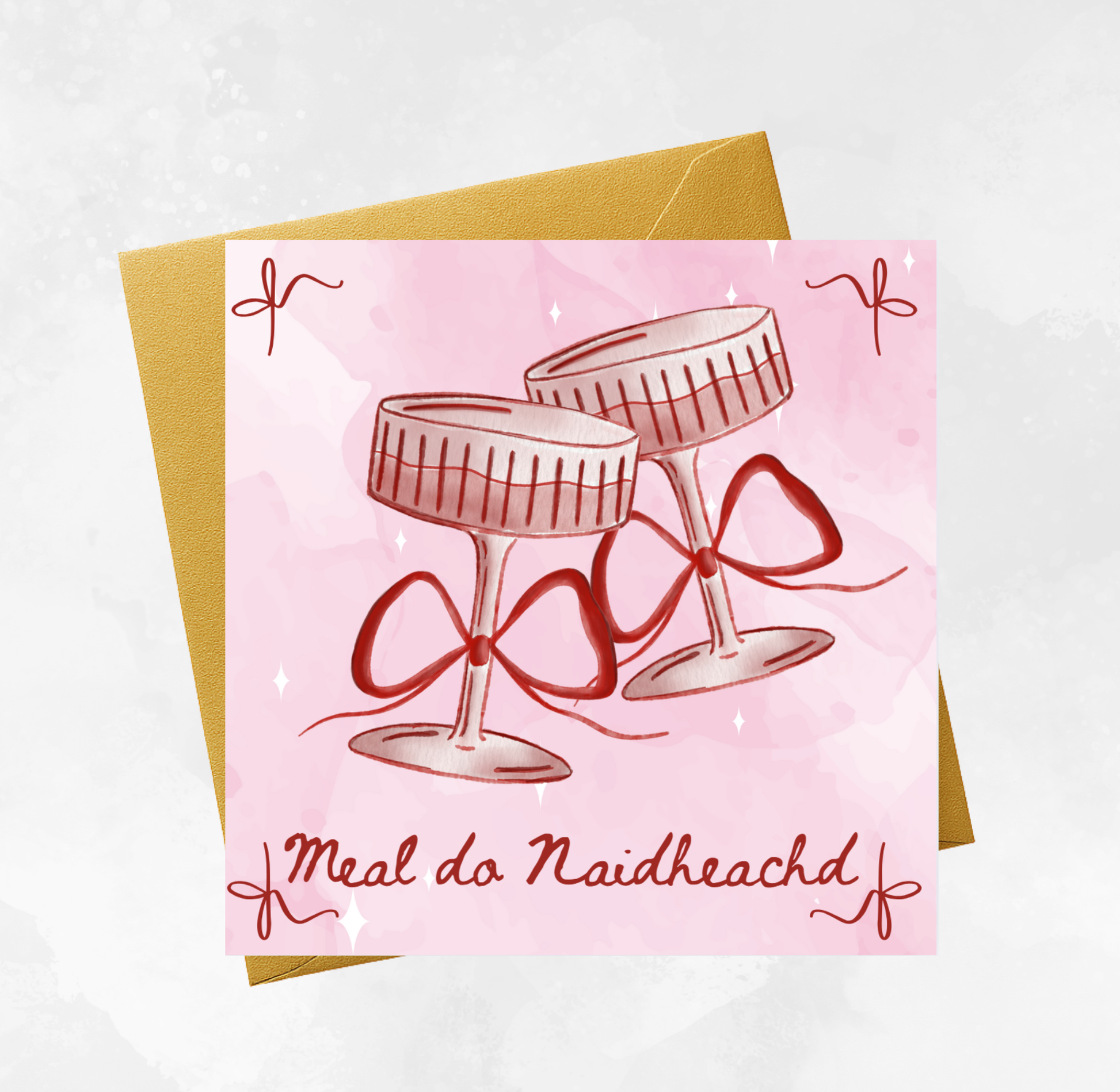 Congratulations - Meal do Naidheachd Gaelic Card