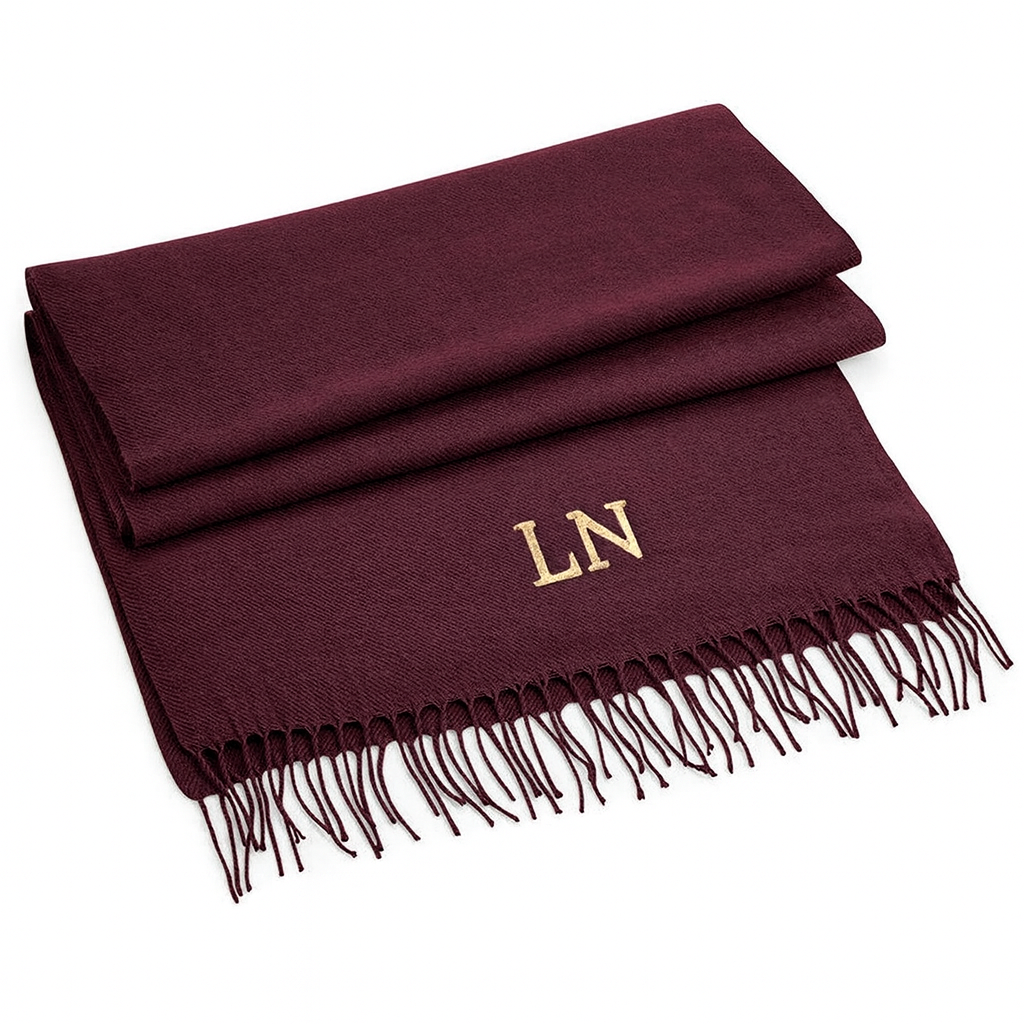 Monogram Scarf