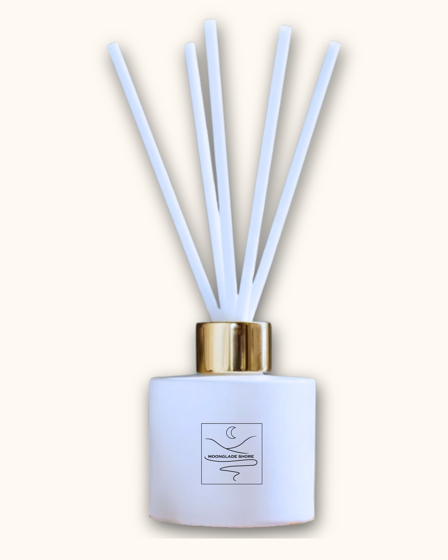Reed Diffuser in a Matt White or Black Glass Vessel