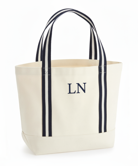 Monogram Canvas Tote Bag