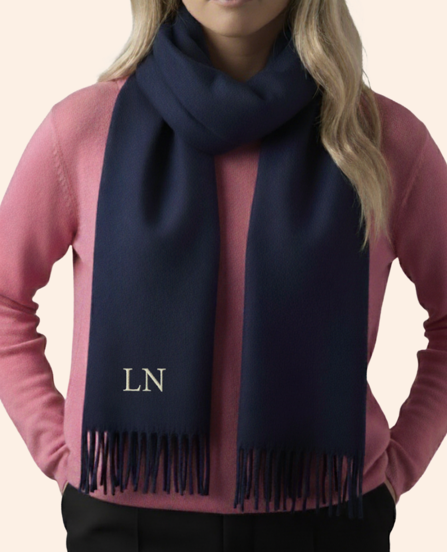 Monogram Scarf