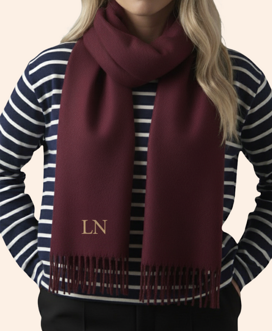 Monogram Scarf