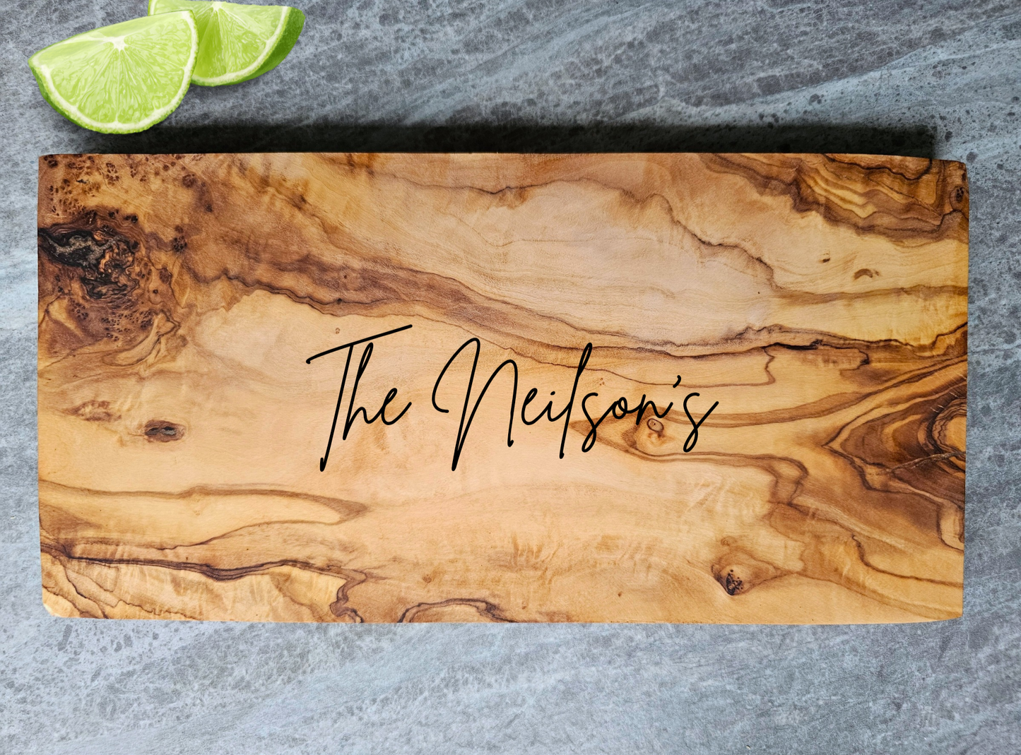 Personalised Olive Wood Boards