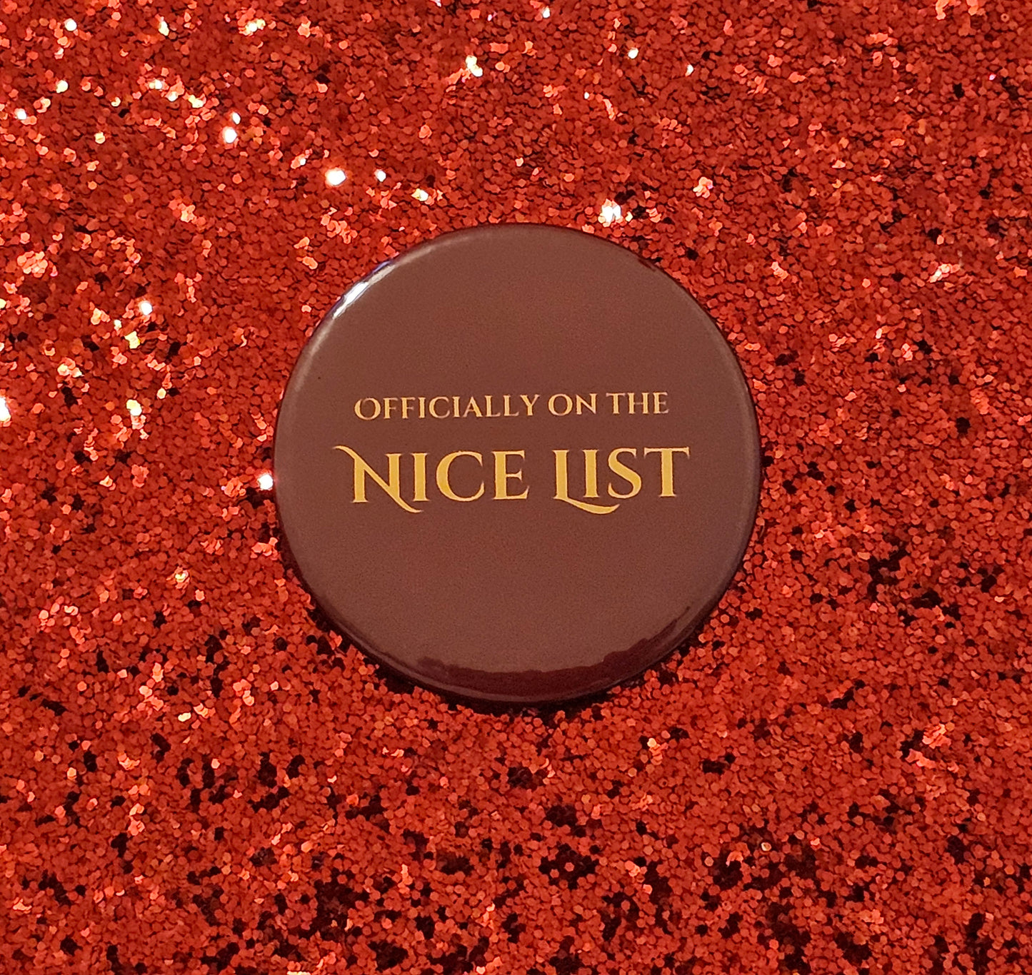 Nice List Badge in Green or Red